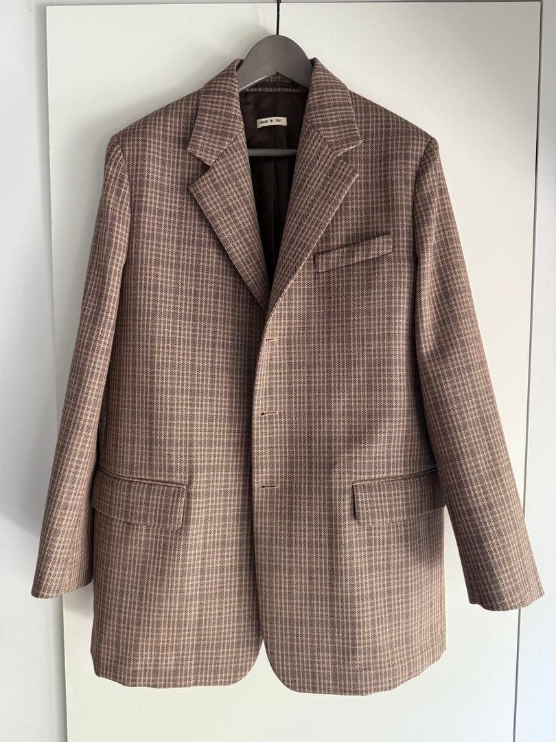 marni チェックテーラードジャケット