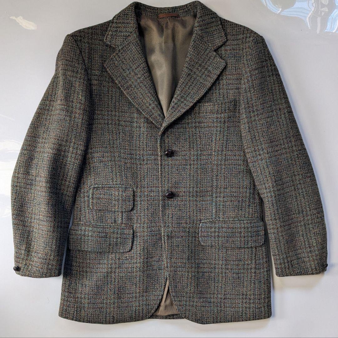 60s 70s dunn&co イギリス製 ハリスツイード ジャケット 96