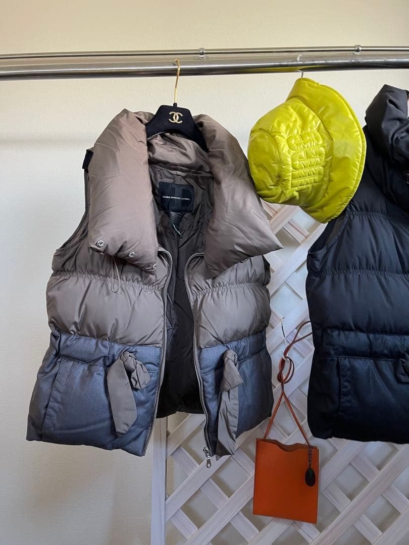 〜13号　⭐︎異素材切り替え　ダウンベスト　リボンむすび　35000円　ダブスタ