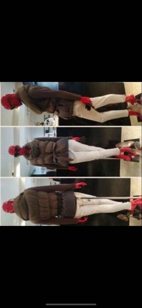 〜13号　⭐︎異素材切り替え　ダウンベスト　リボンむすび　35000円　ダブスタ