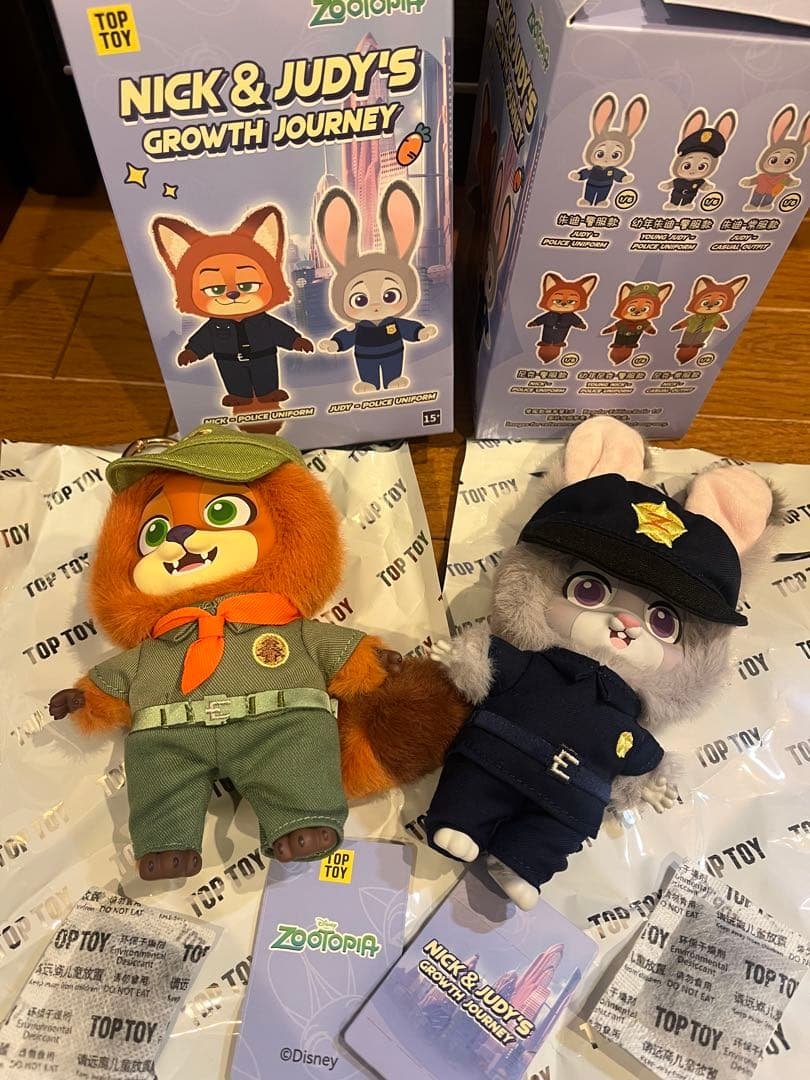 TOPTOY ズートピア　ニックとジュディ　セット