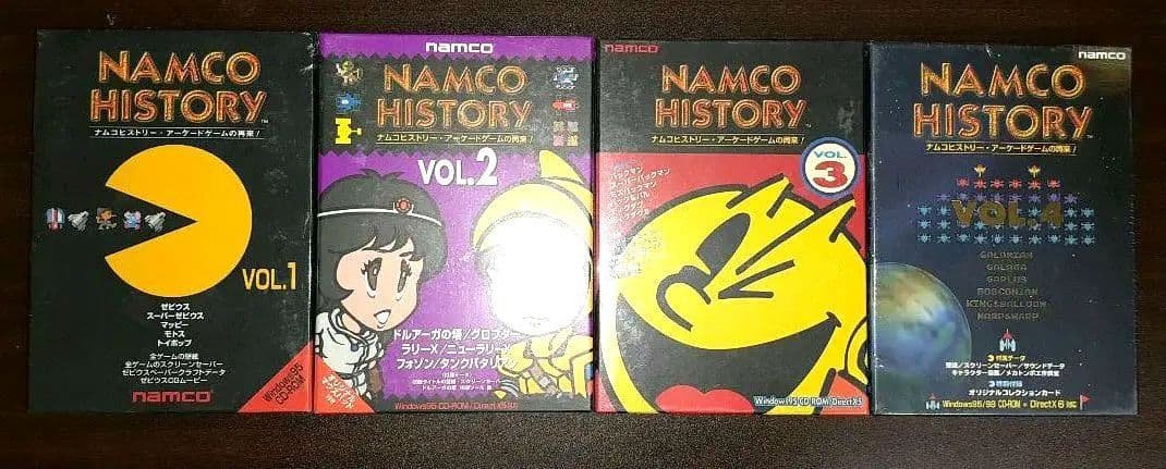 [未開封新品]ナムコヒストリーVOL.1～VOL.4