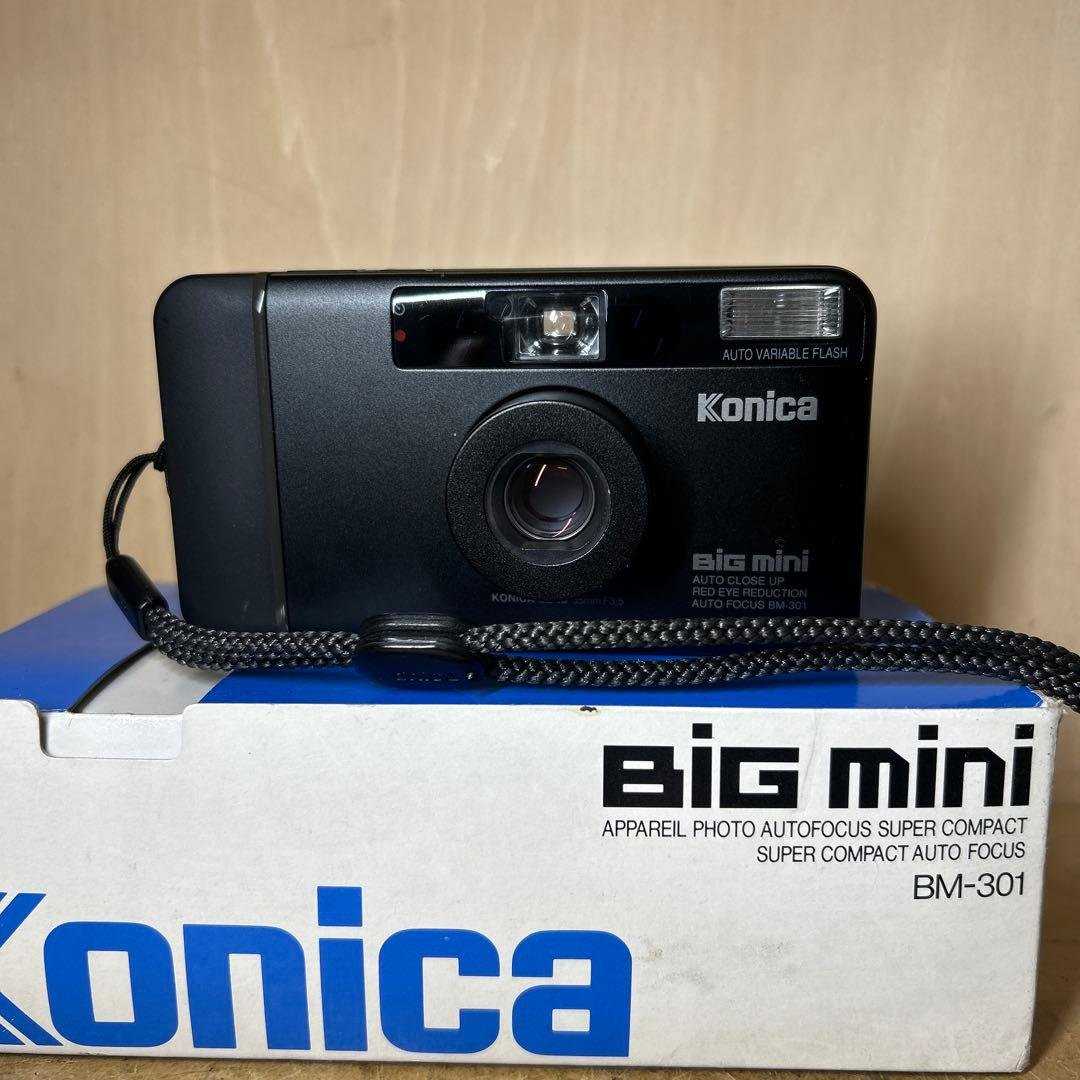 Konica Big Mini BM-301 完動極美品　取説&元箱付き