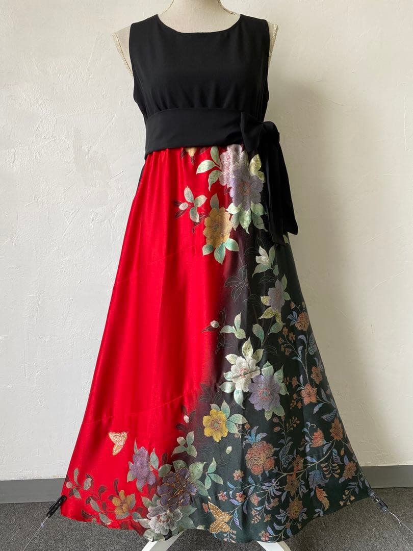 3269 着物　リメイク　ドレス　ワンピース