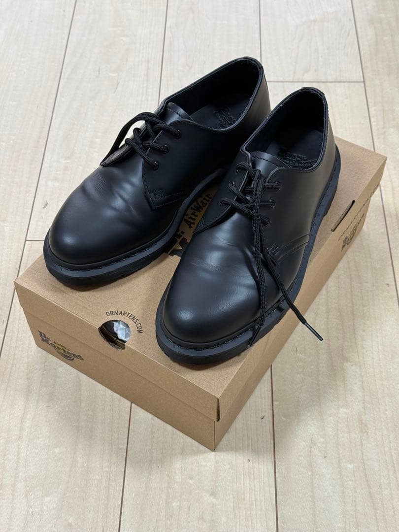 Dr.Martens MONO 3ホールシューズ ブラック 27cm (UK8)