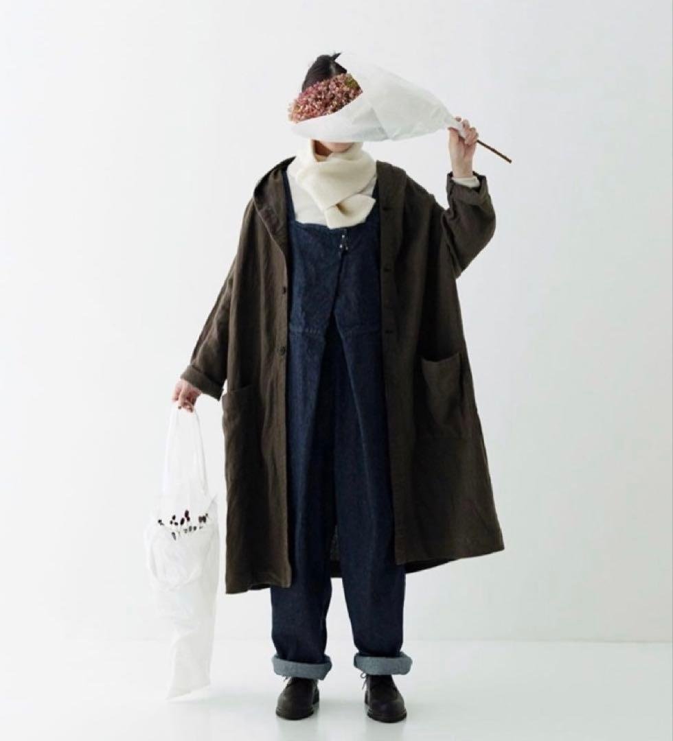 nest Robe ネストローブ デニムフロントホックサロペット＊