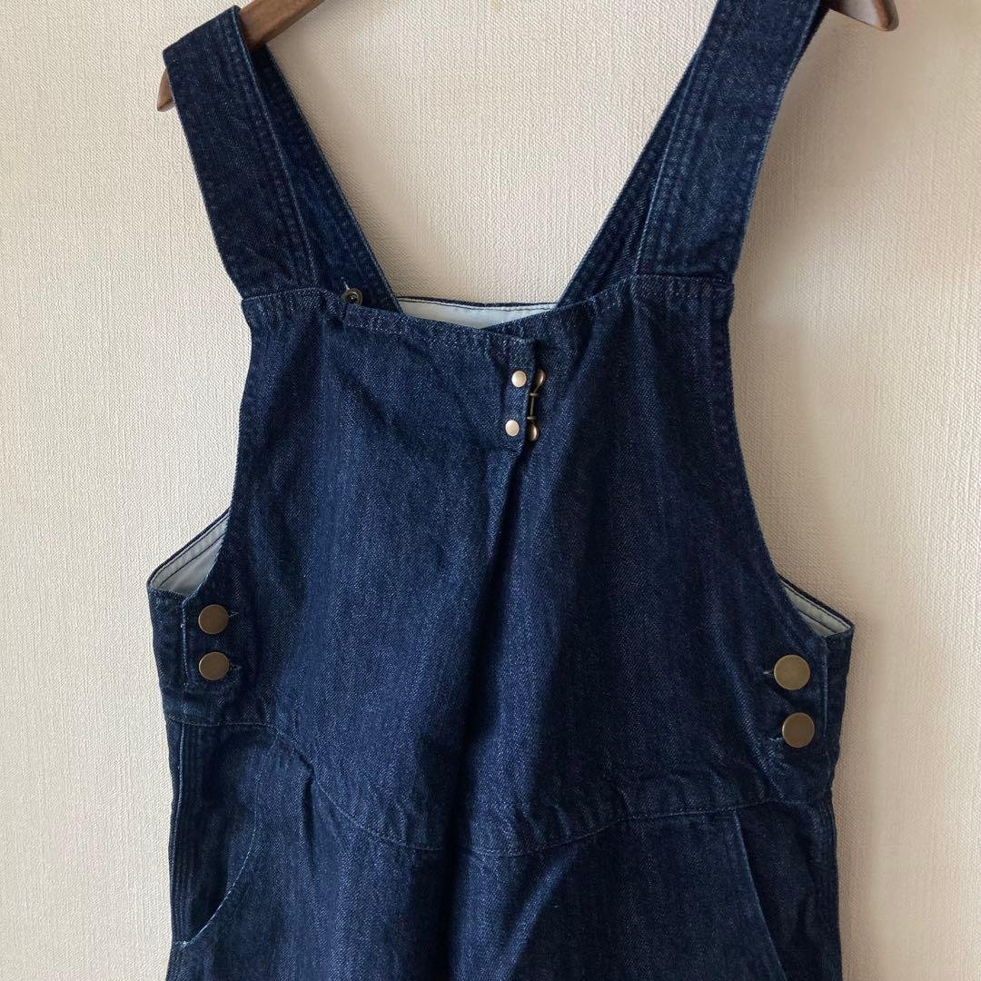 nest Robe ネストローブ デニムフロントホックサロペット＊