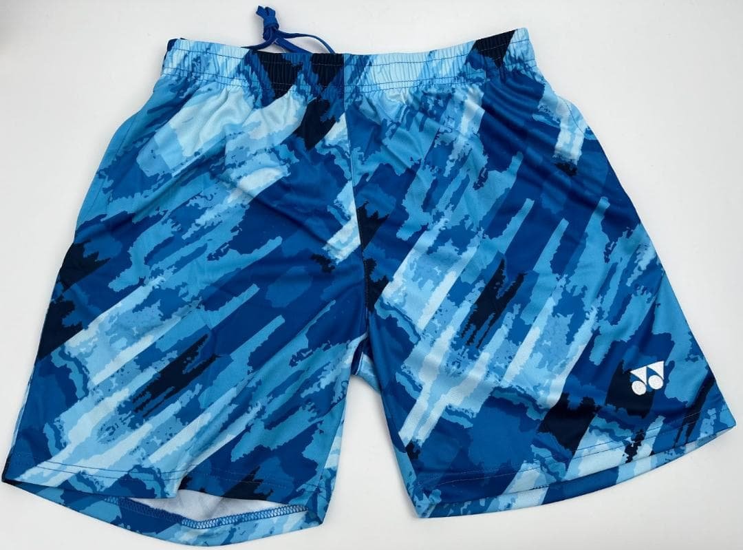 YONEX 青系 抽象パターン ショーツ