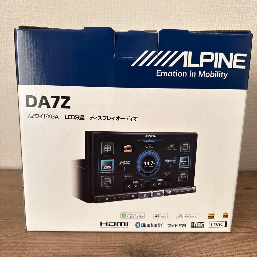 ALPINE DA7Z アルパイン　ディスプレイオーディオ　カーナビ