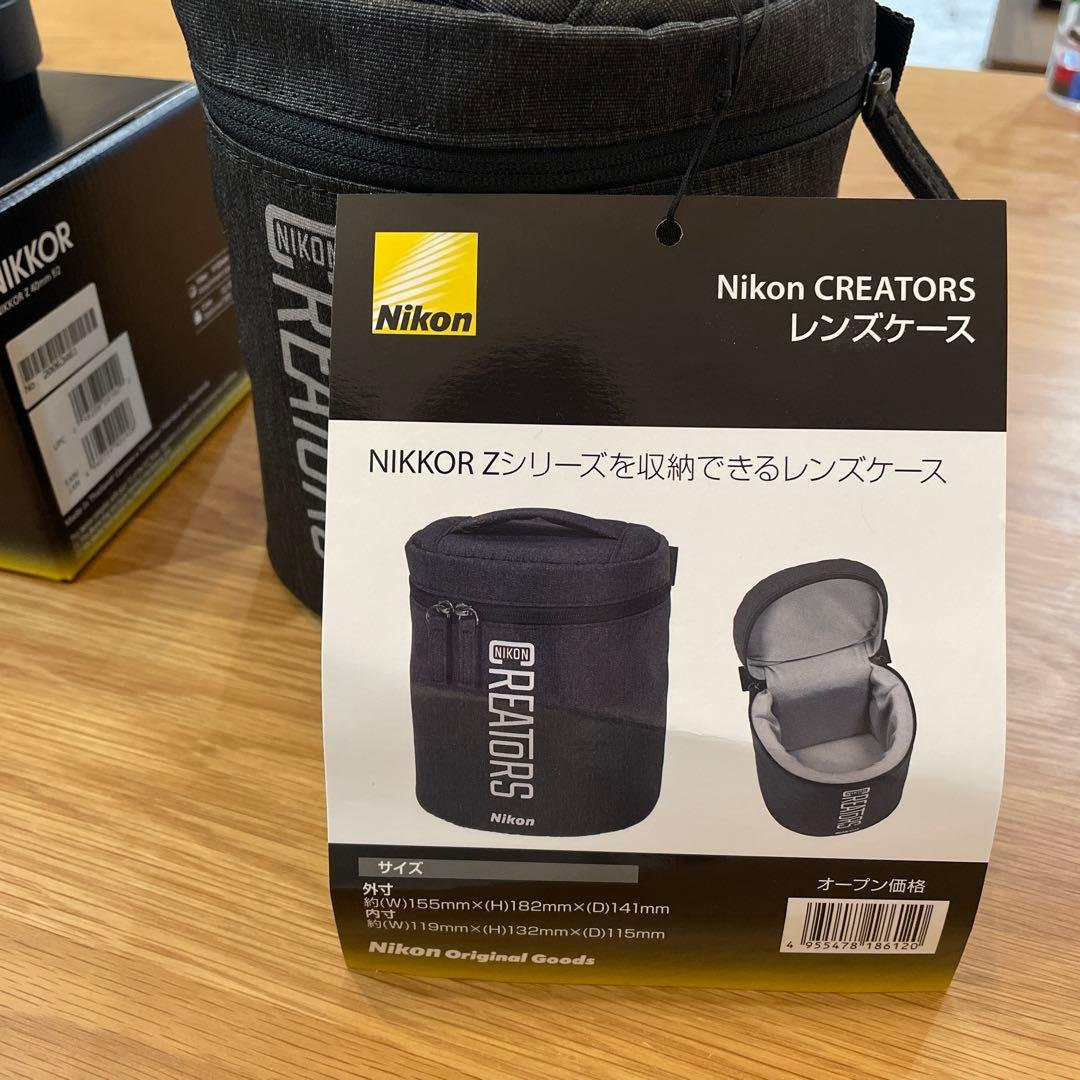 NIKKOR Z 40mm f/2 レンズ　レンズケース付