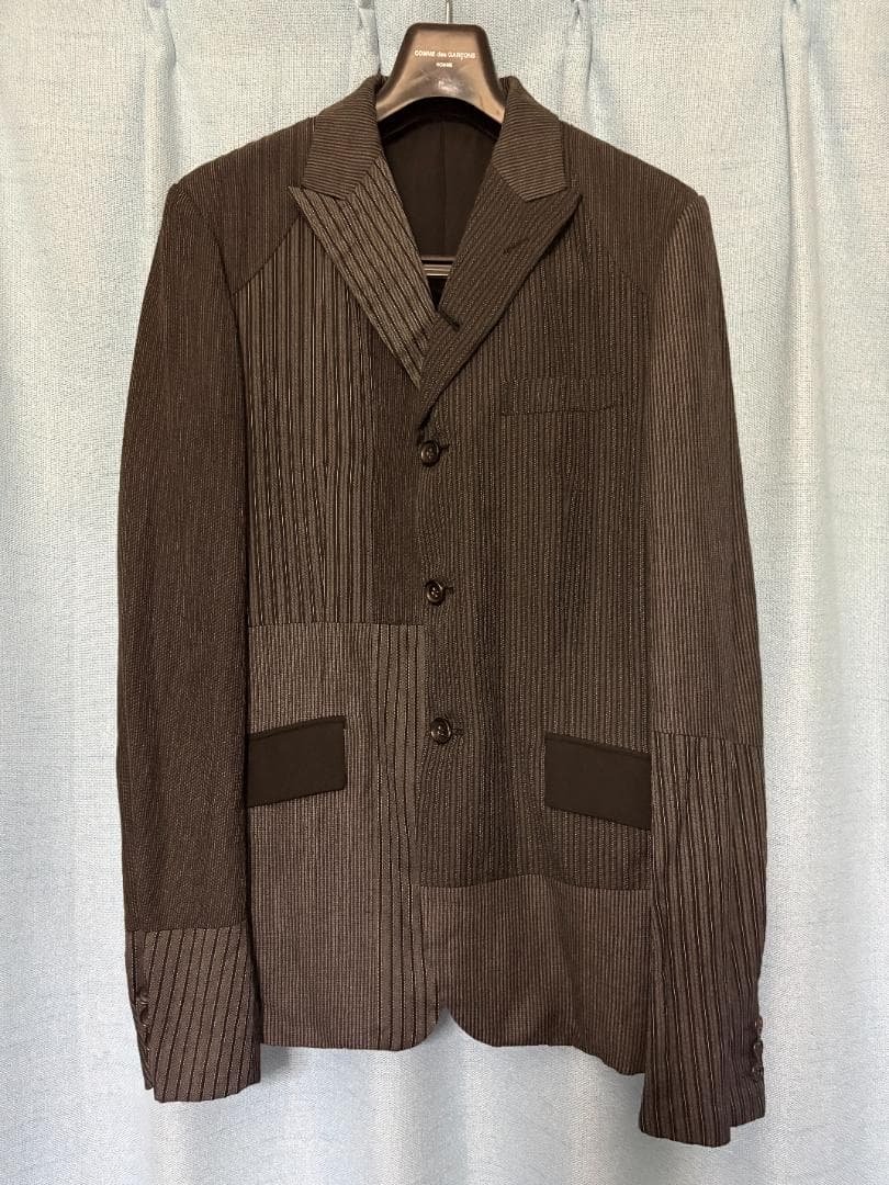 コムデギャルソンオム 新品未使用 テーラードジャケット M 黒 ブラック