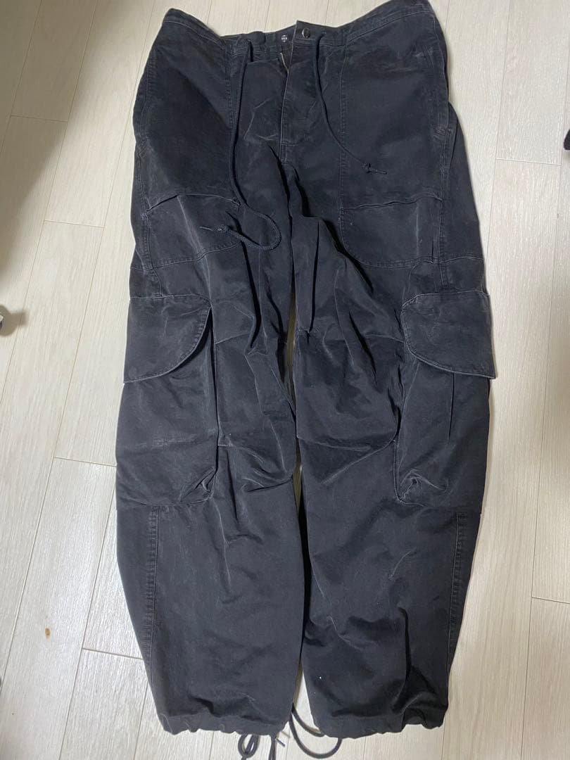 entire studios ブラック カーゴパンツ