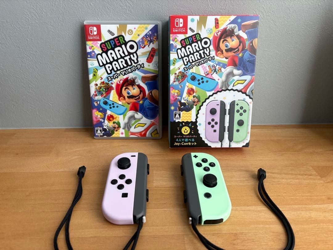 【美品】スーパー マリオパーティ ソフト＋Joy-Conセット