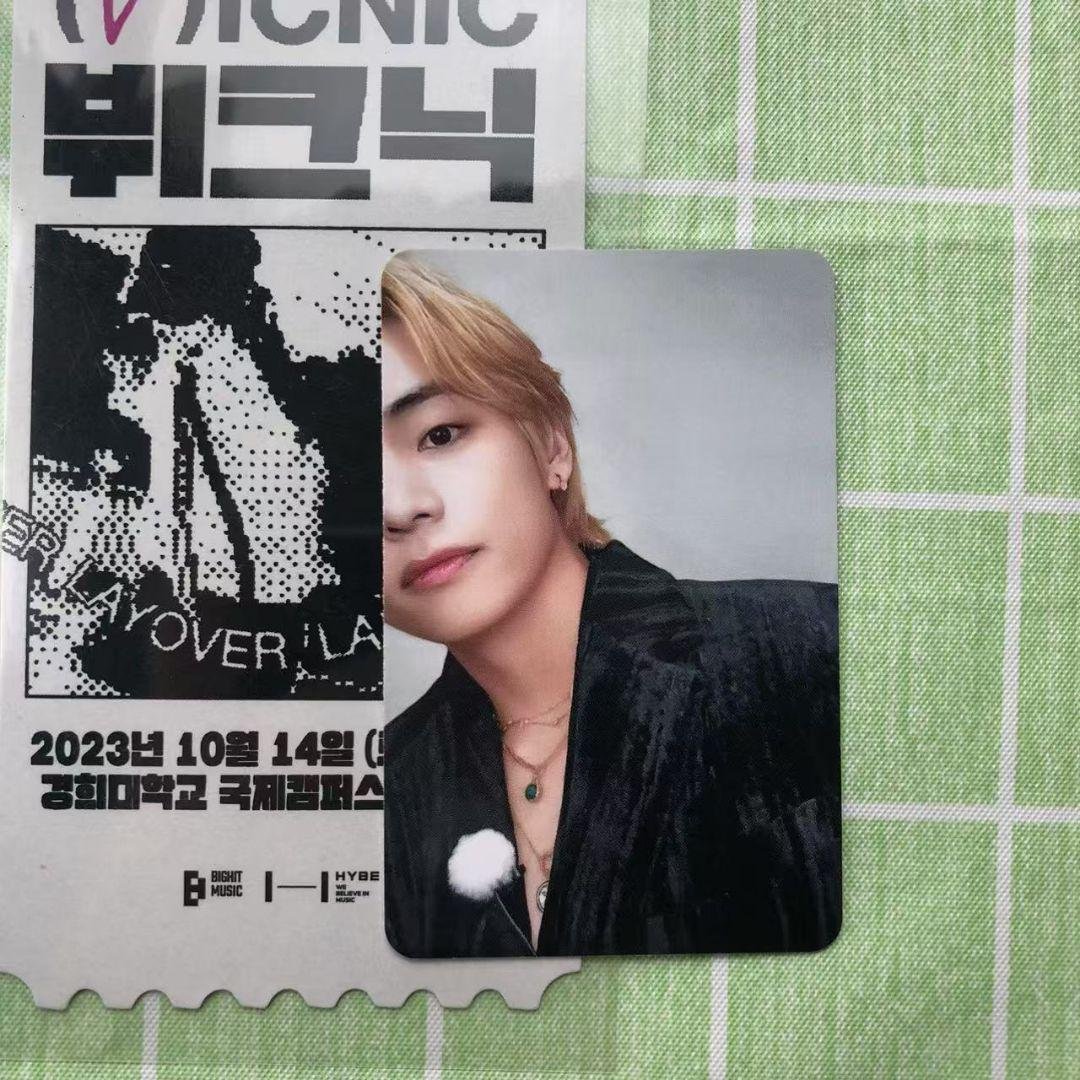 BTS V テテ VICNIC Layover チケット トレカ