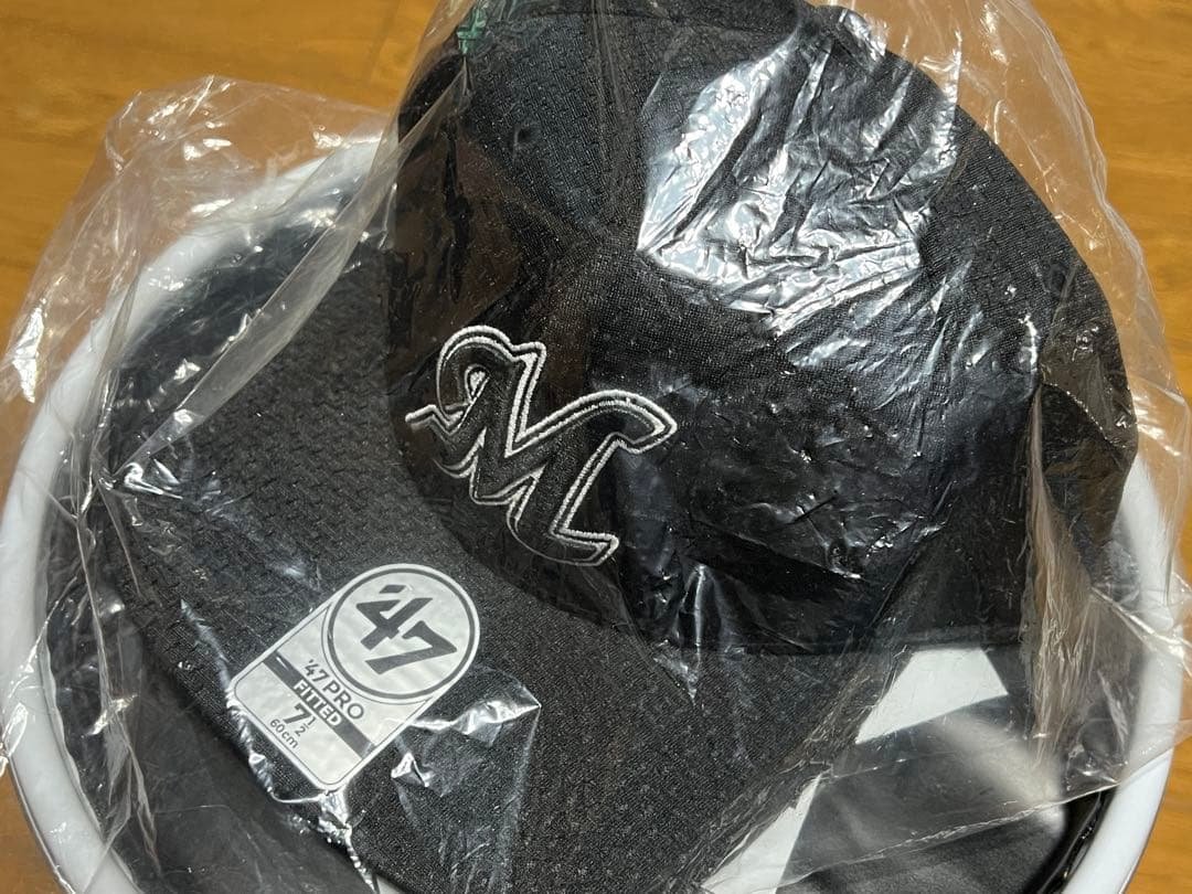 千葉ロッテマリーンズ　プロコレクション　47 ビジターキャップ　60cm