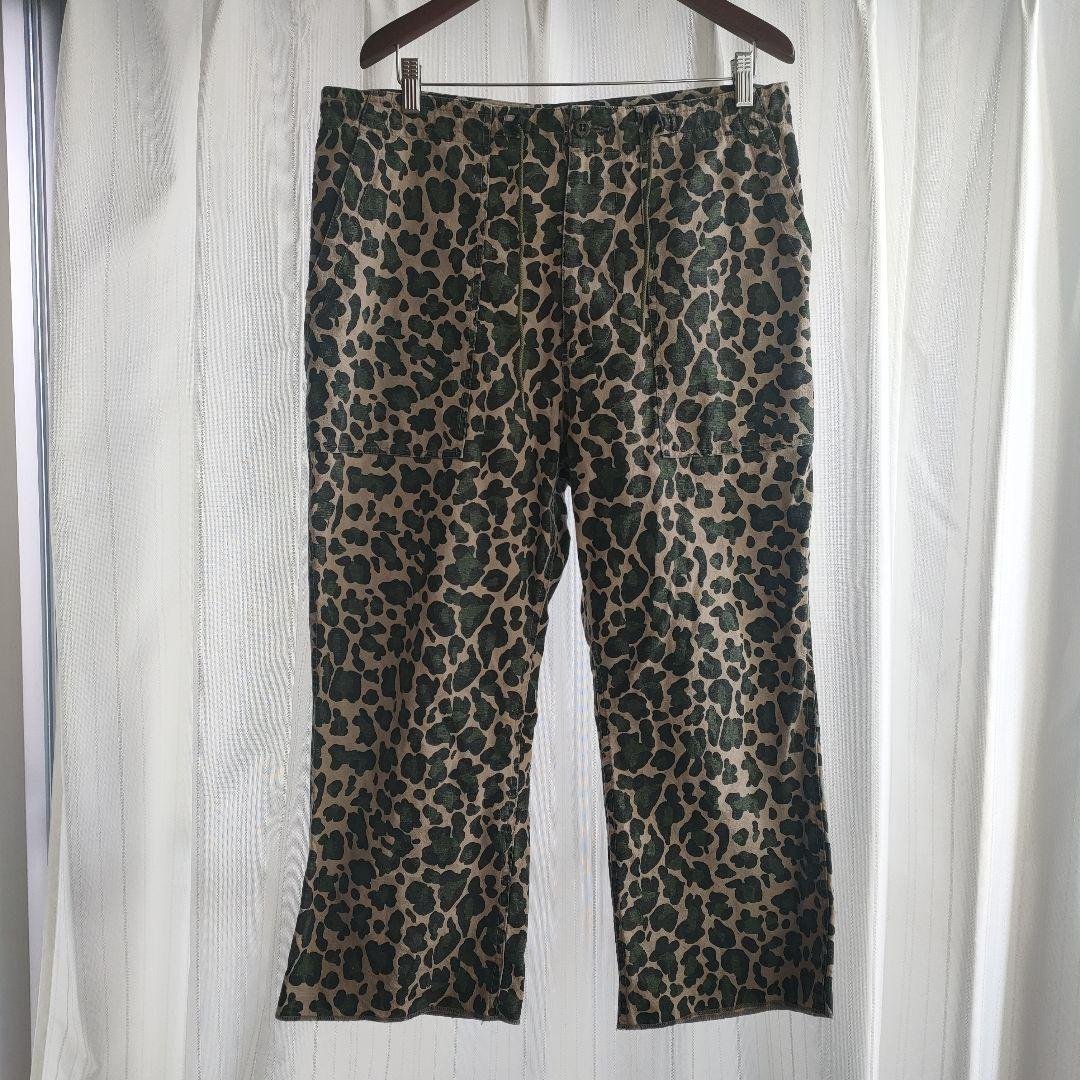 Needlesヒョウ柄 ワークパンツ Mサイズ