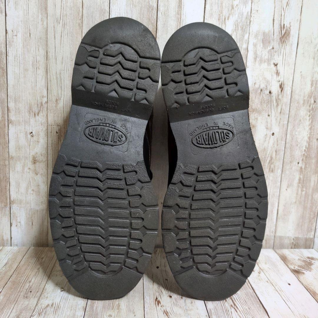 【SOLOVAIR】4EYE☆プレーントゥ☆イングランド製☆UK8