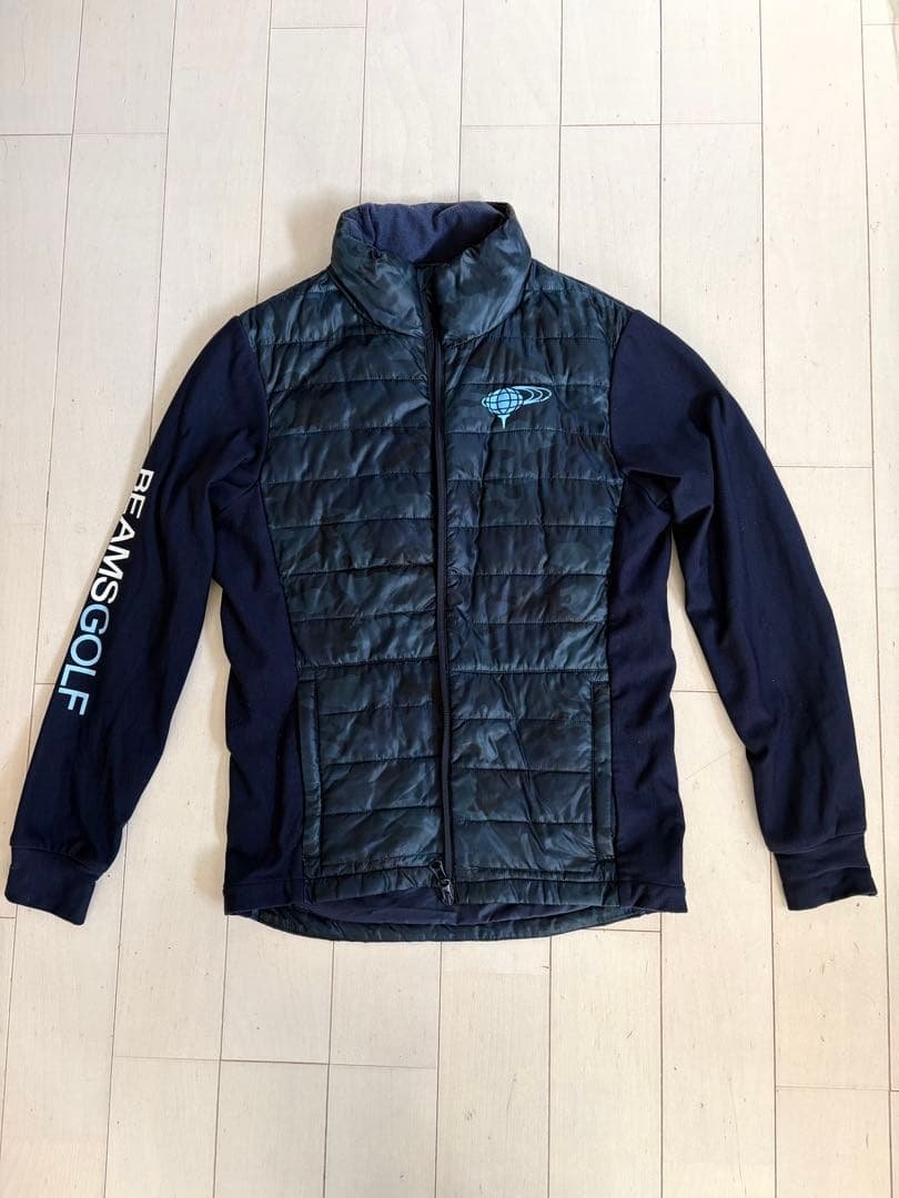 ビームスゴルフ ハイブリッド中綿ブルゾン　ブリーフィング uag