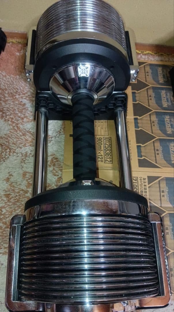 Lysin 可変式ダンベル ライシン メタルダンベル 32kg 1個