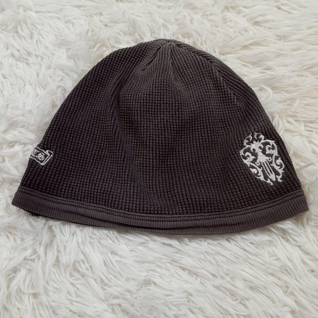 希少◎CHROME HEARTS サーマルニットキャップ ダガー刺繍 USA製