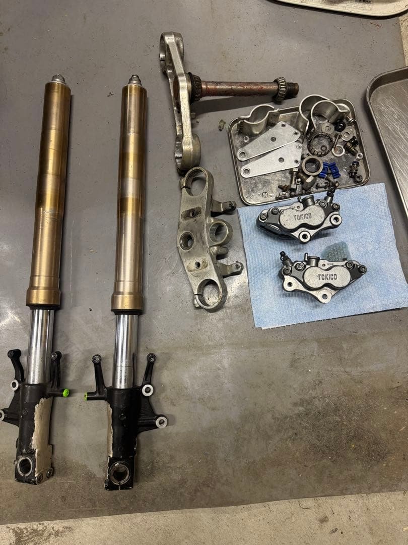 ZRX400 倒立フロントフォーク