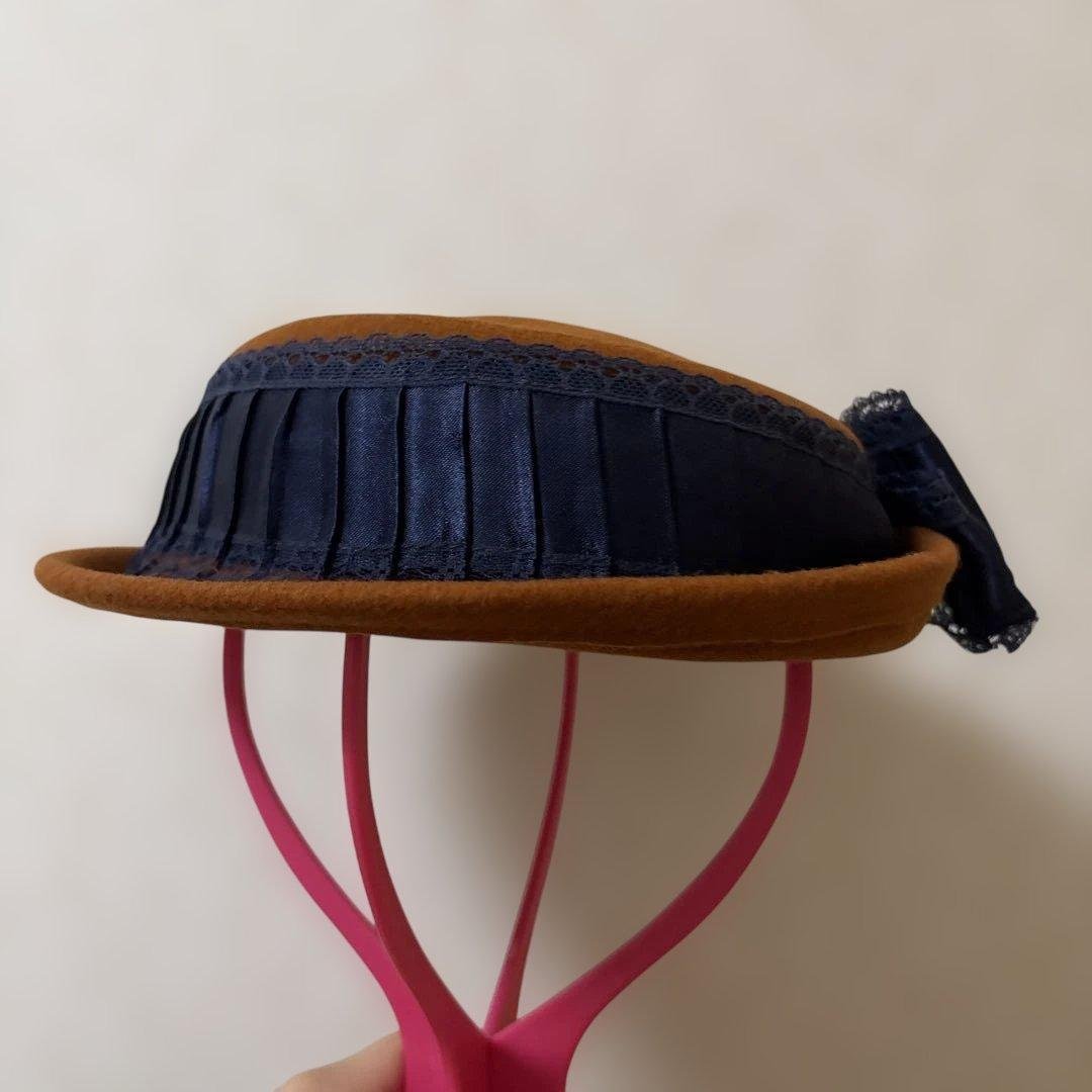 シュエット　ハット　茶