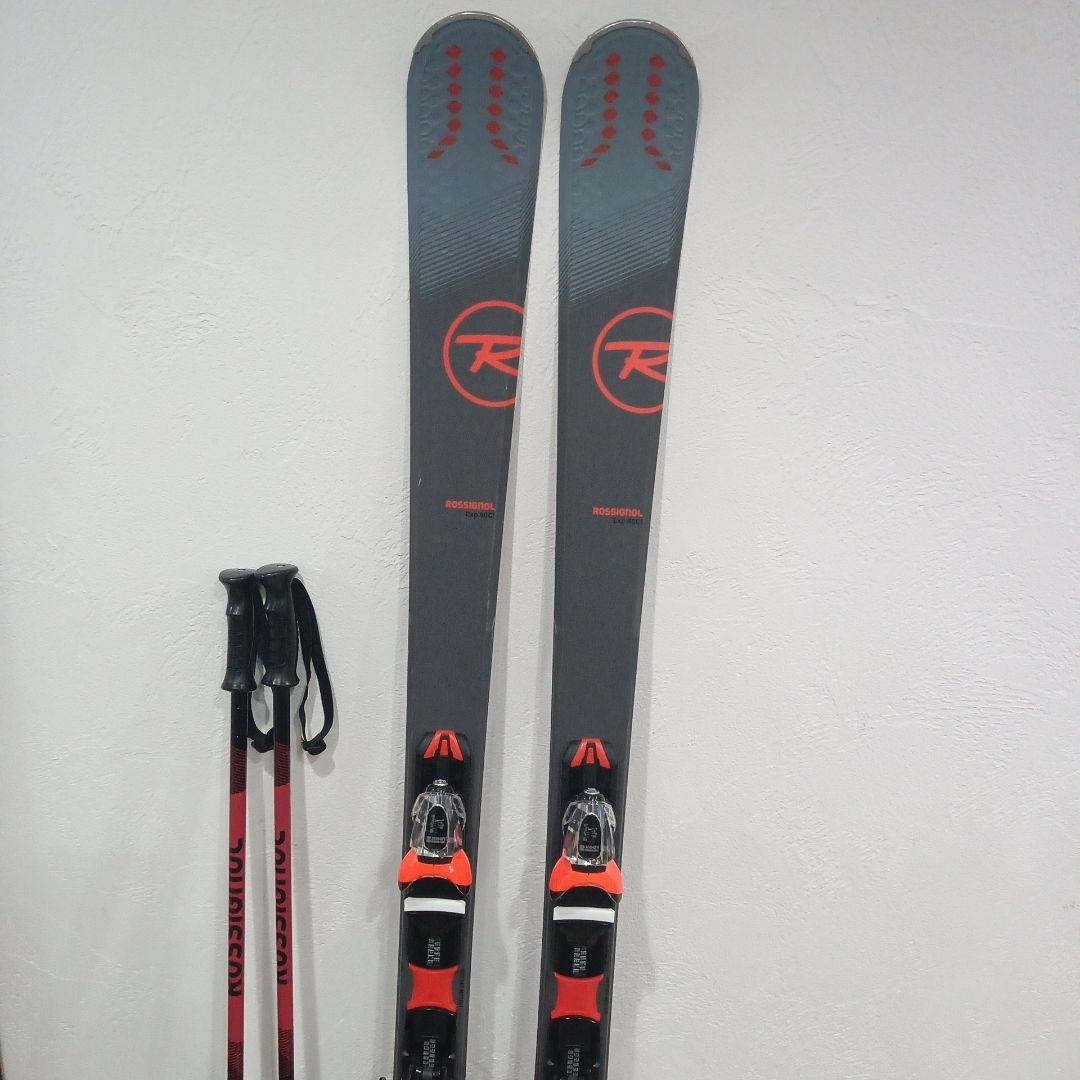 ROSSIGNOL Exp.80CI スキー 板 ストック付き