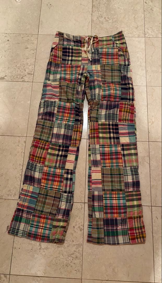 未使用　ラルフローレン　パッチワークパンツ　M