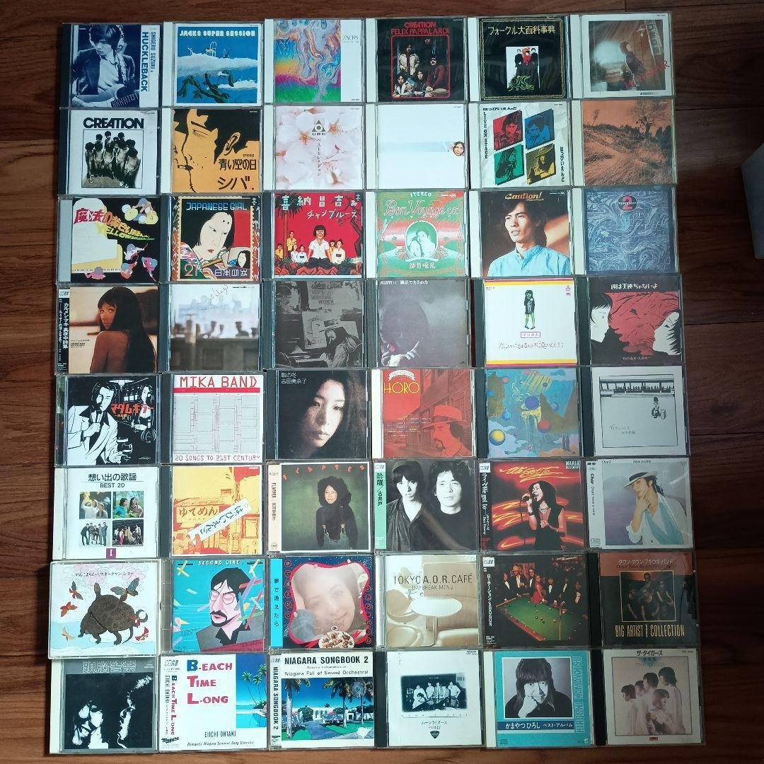 邦楽昭和ロック、フォーク黎明期　中古CD48作品セット