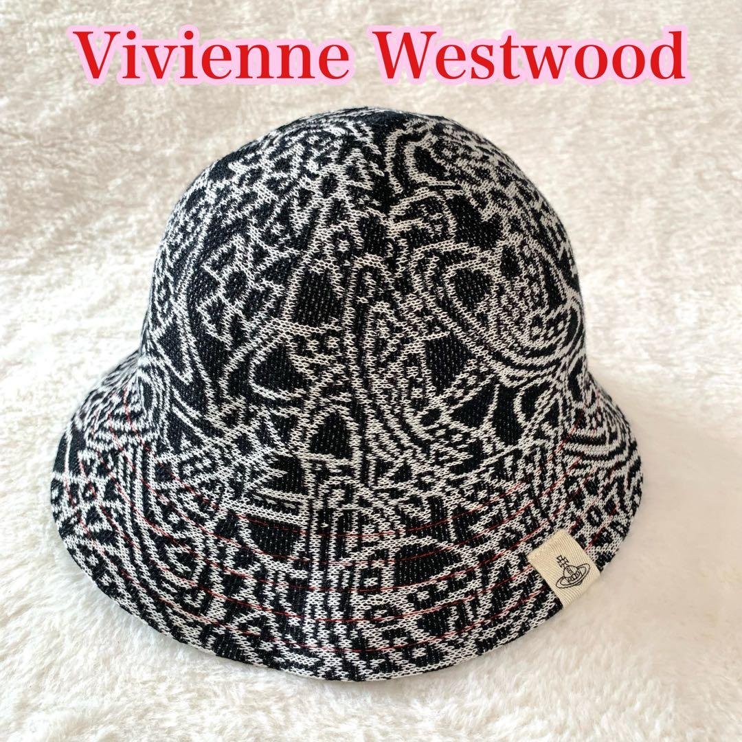Vivienne Westwood バケットハット オーブ総柄 美品