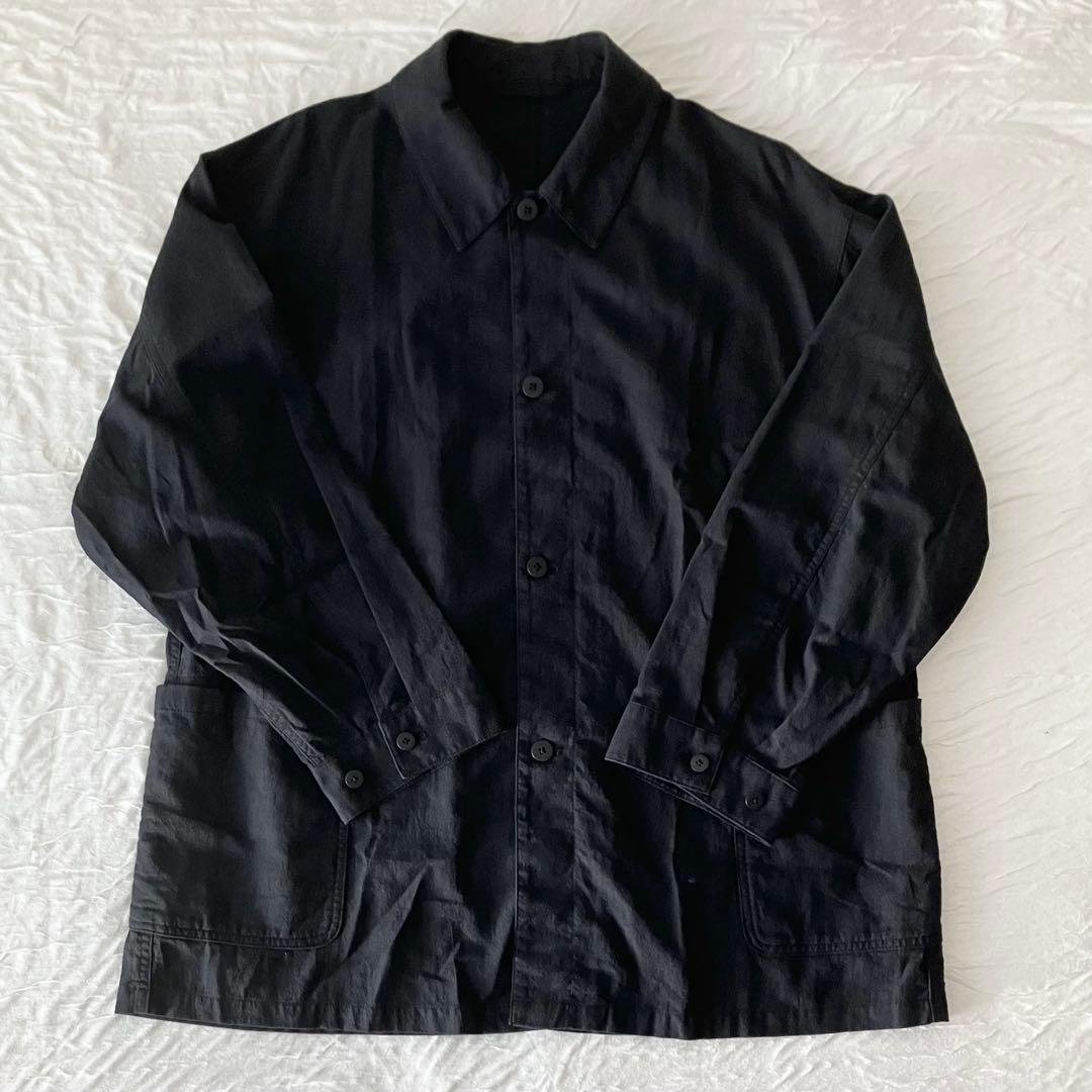 スティーブンアラン レノクロスワークジャケット メンズM ブラック