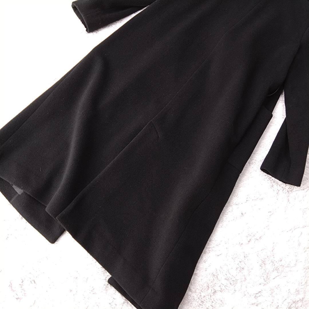 BEAMS Demi-Luxe カシミヤ チェスターコート 38　Ｍ　ブラック