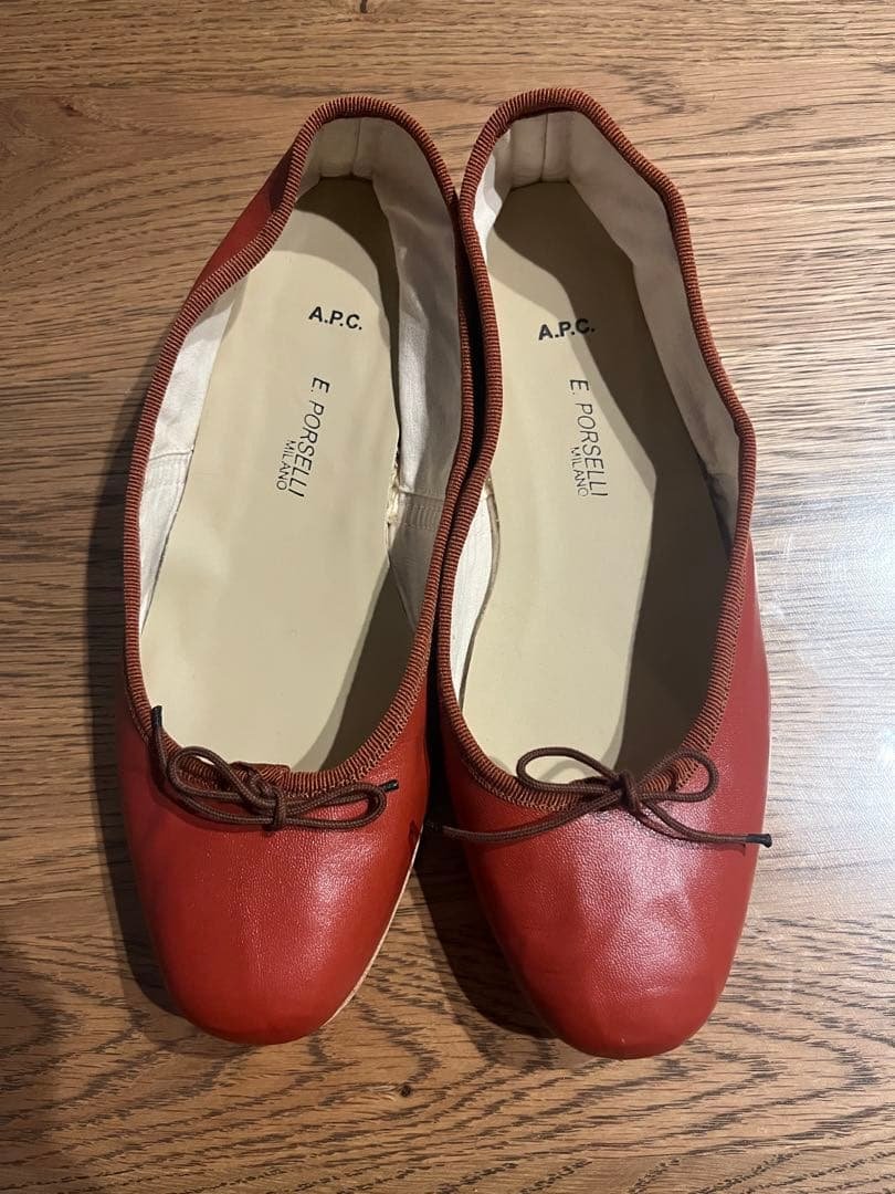 新品　E.PORSELLI APC バレエシューズ　38