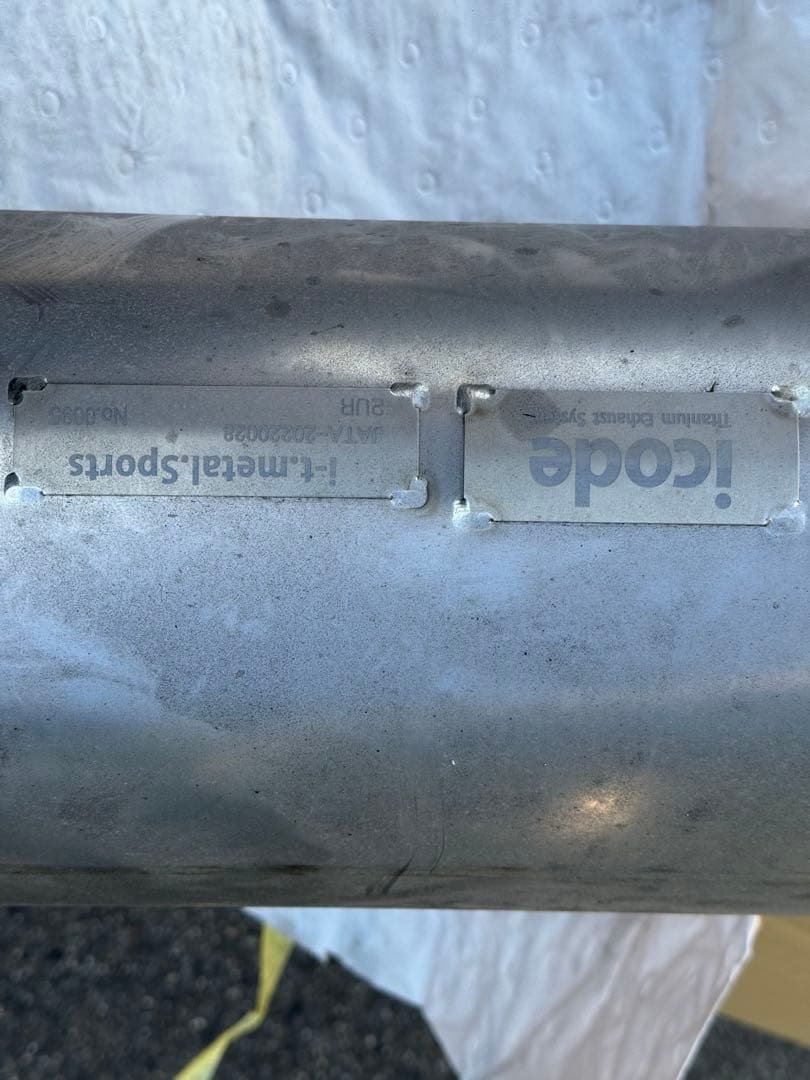 IS500 LEMS ×icode リアピースマフラー