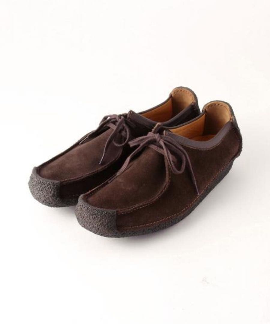 クラークス　ナタリー　スエード　ダークブラウン　UK7.5 US8 25.5cm