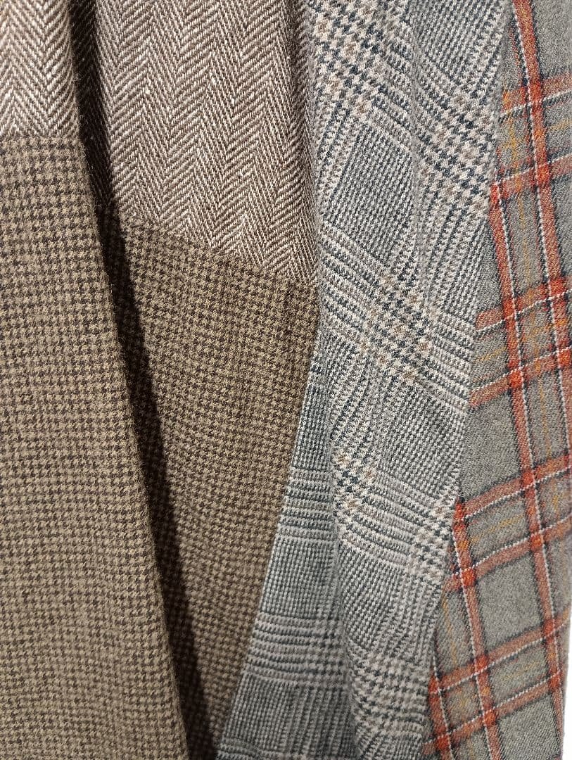 KAPITAL パッチワーク 五分袖チュニック