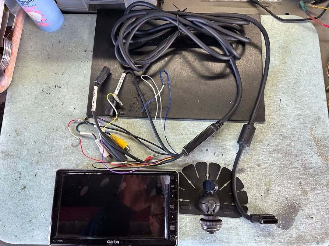 clarionモニターCJ-7600A バックカメラモニター