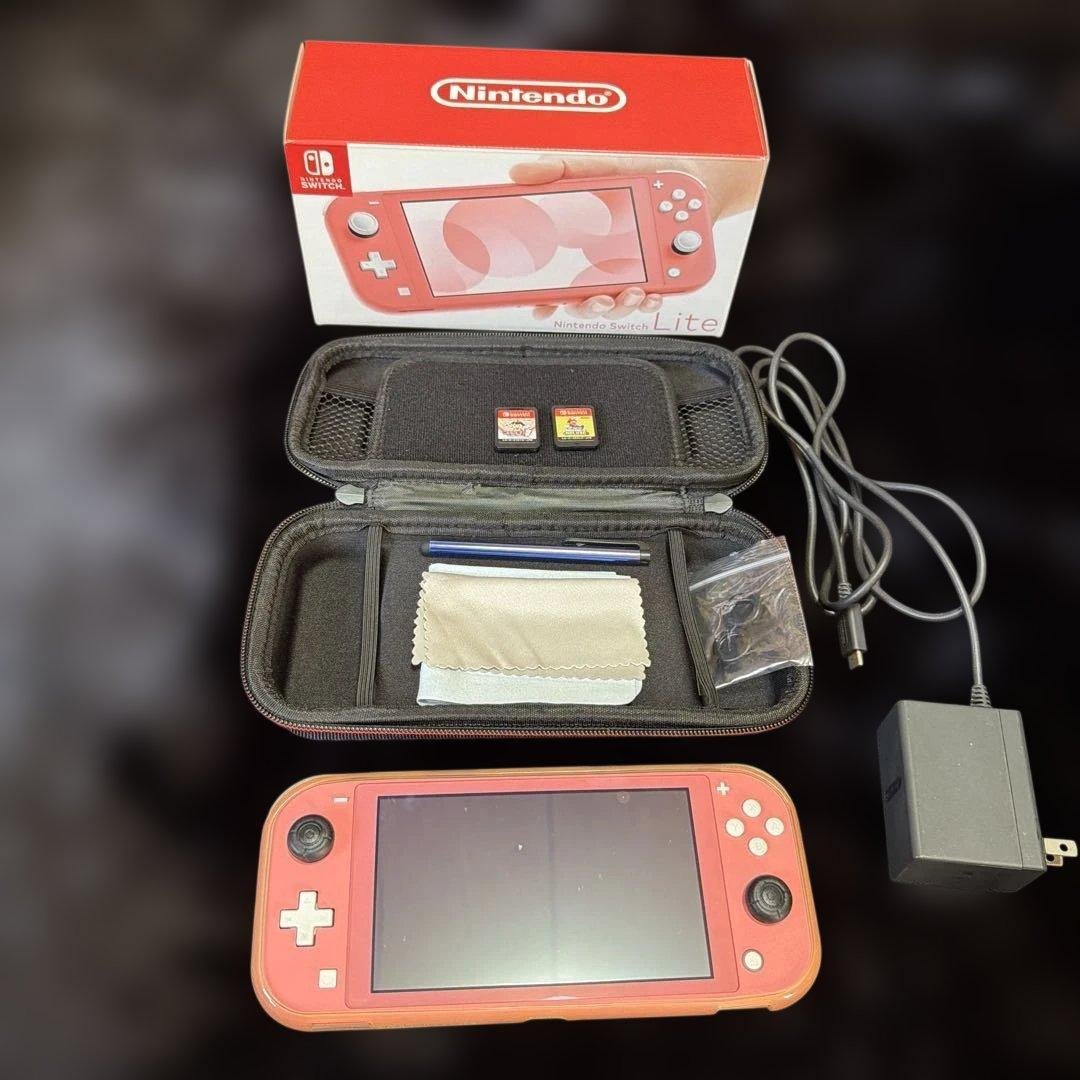Nintendo Switch Lite ピンク ソフト2個付き