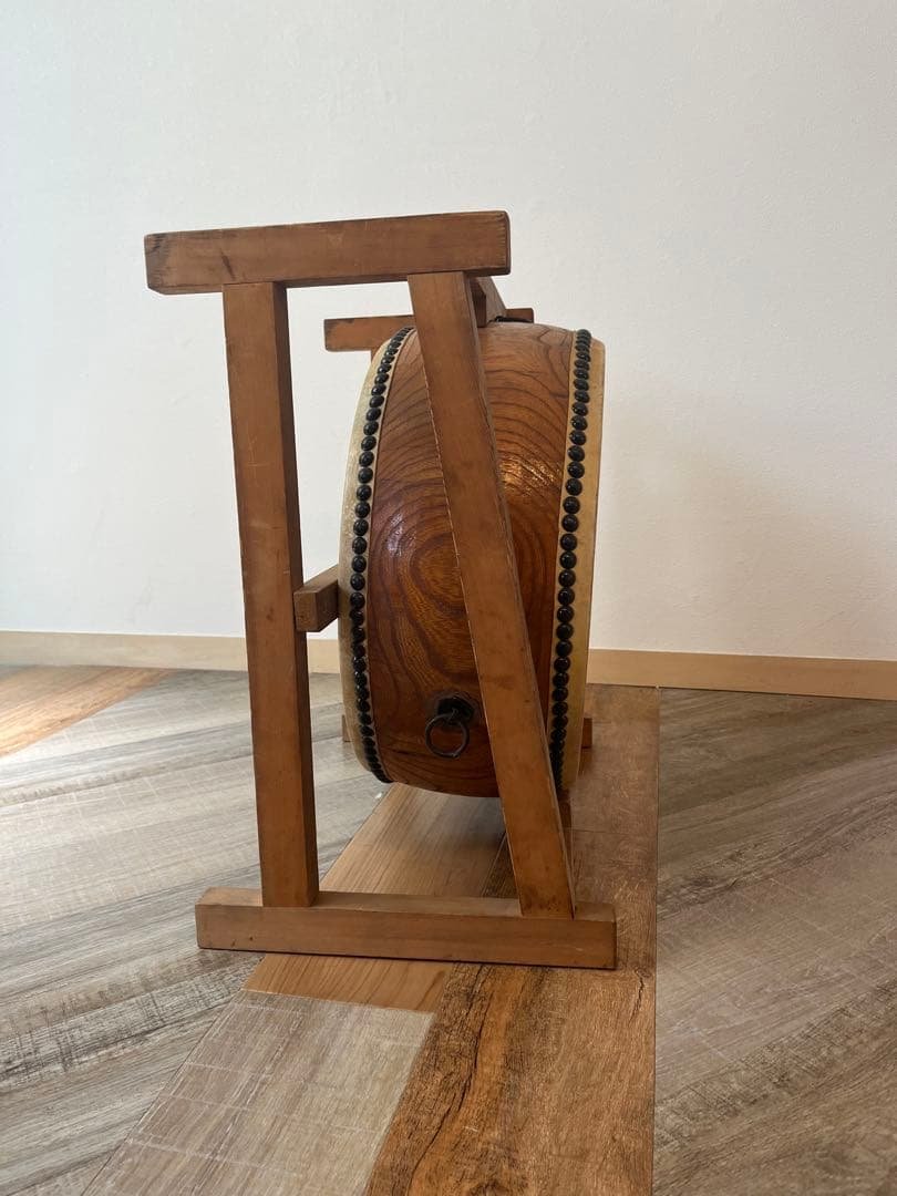 和太鼓　平胴太鼓　面1尺4寸　胴6寸　台付