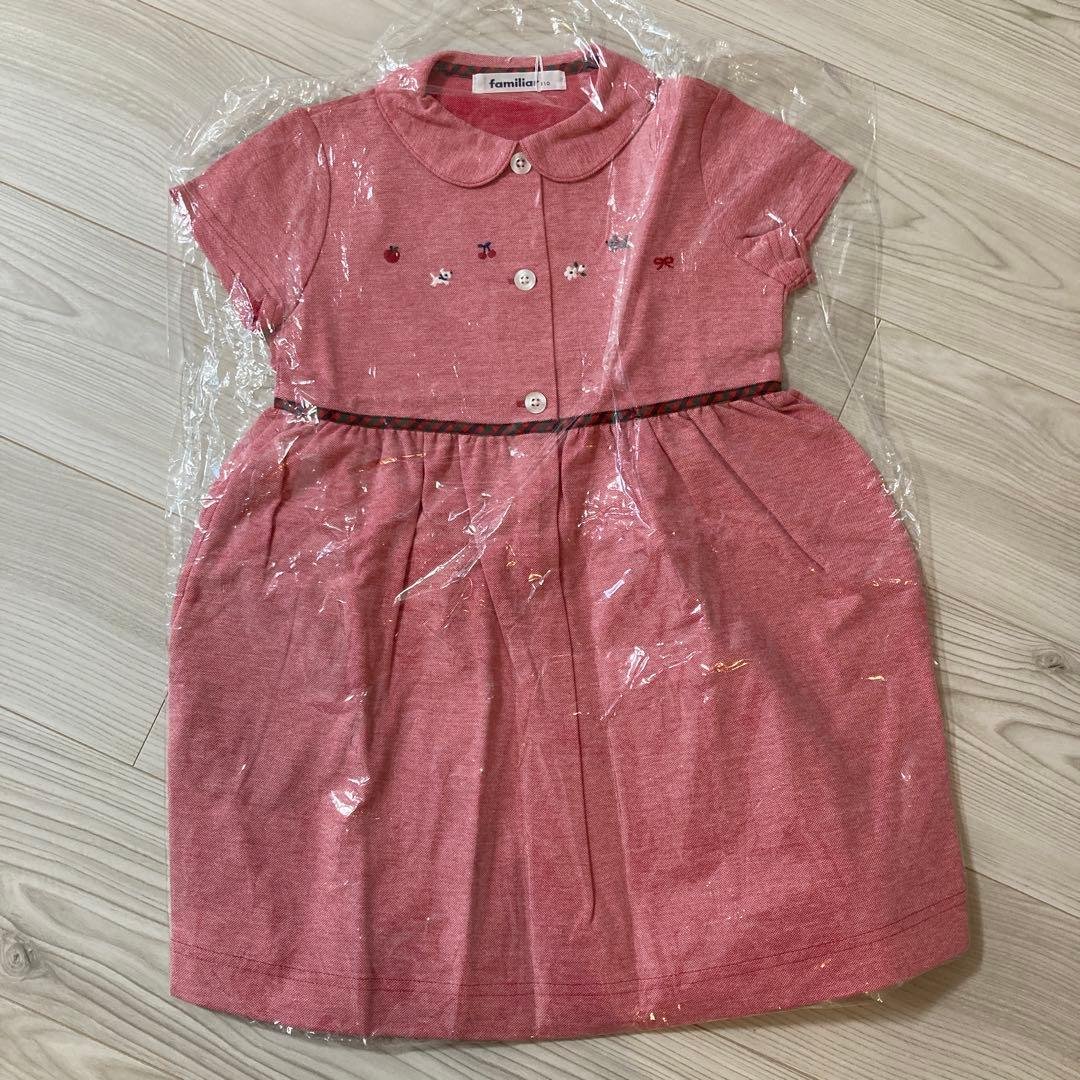 最終お値下げ♡familiar♡ワンピース♡新品♡110♡