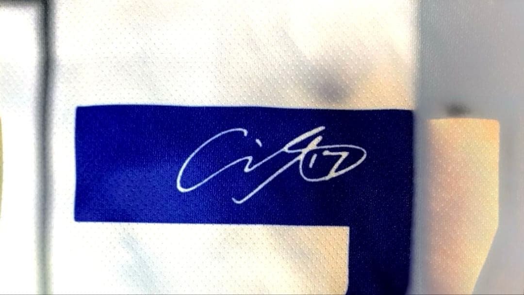 大谷翔平　プリントサイン付き歴代ミックスユニフォーム　50/50CLUB