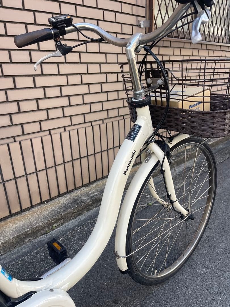 16ahホワイトパナソニック26インチ電動アシスト自転車