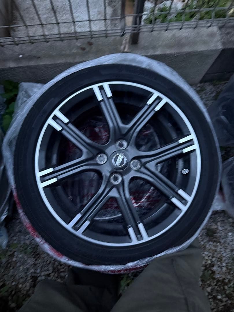 夏*雨様 マーチニスモ　純正ホイール