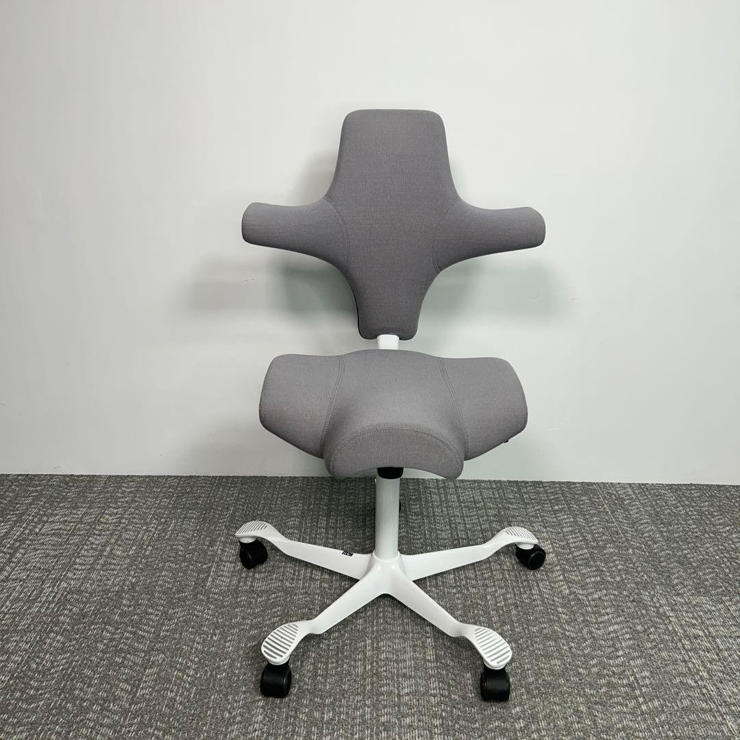 【D】オフィスチェア HAG Capisco ホーグ カピスコ 布張 グレー