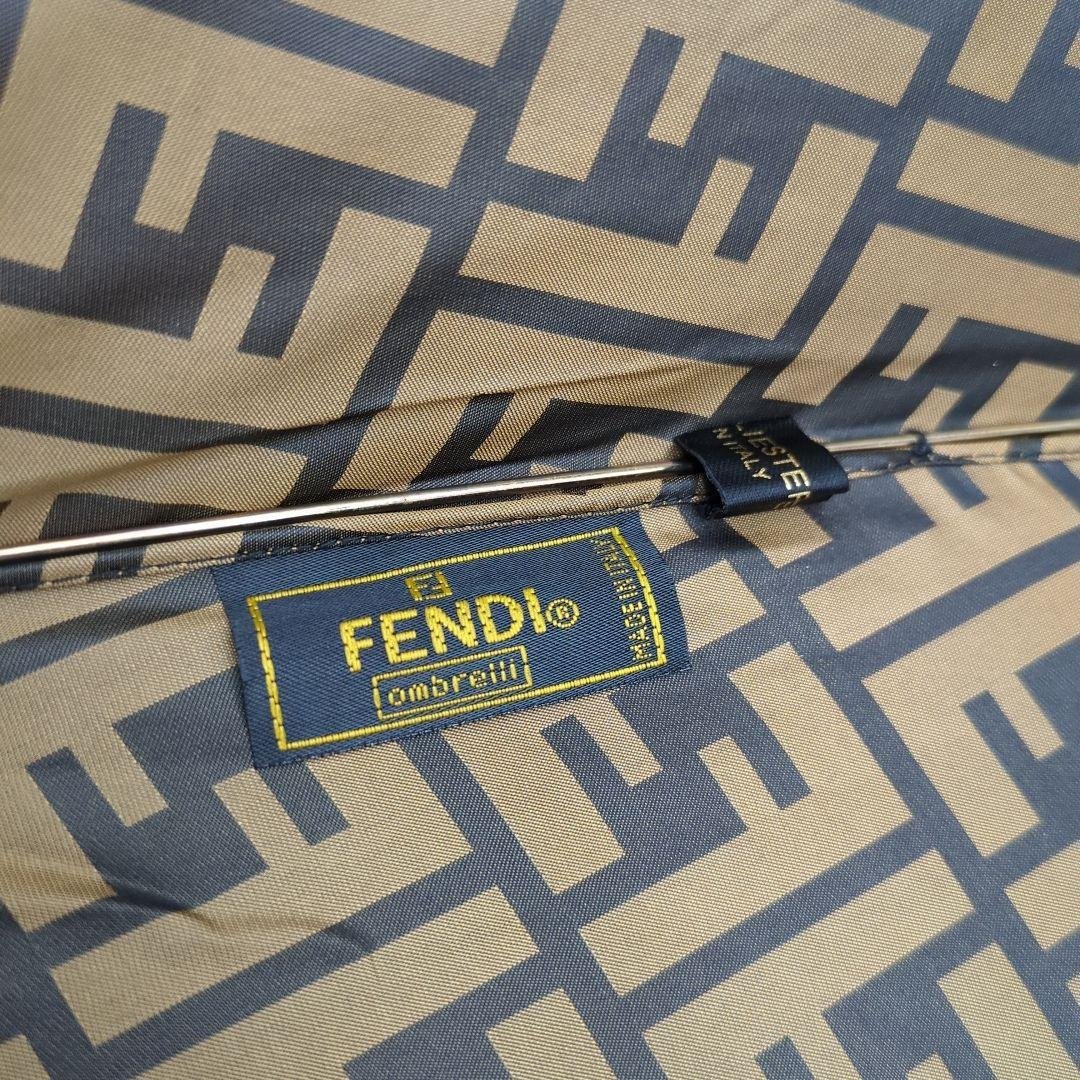 【美品】フェンディ ズッカ柄 折りたたみ傘