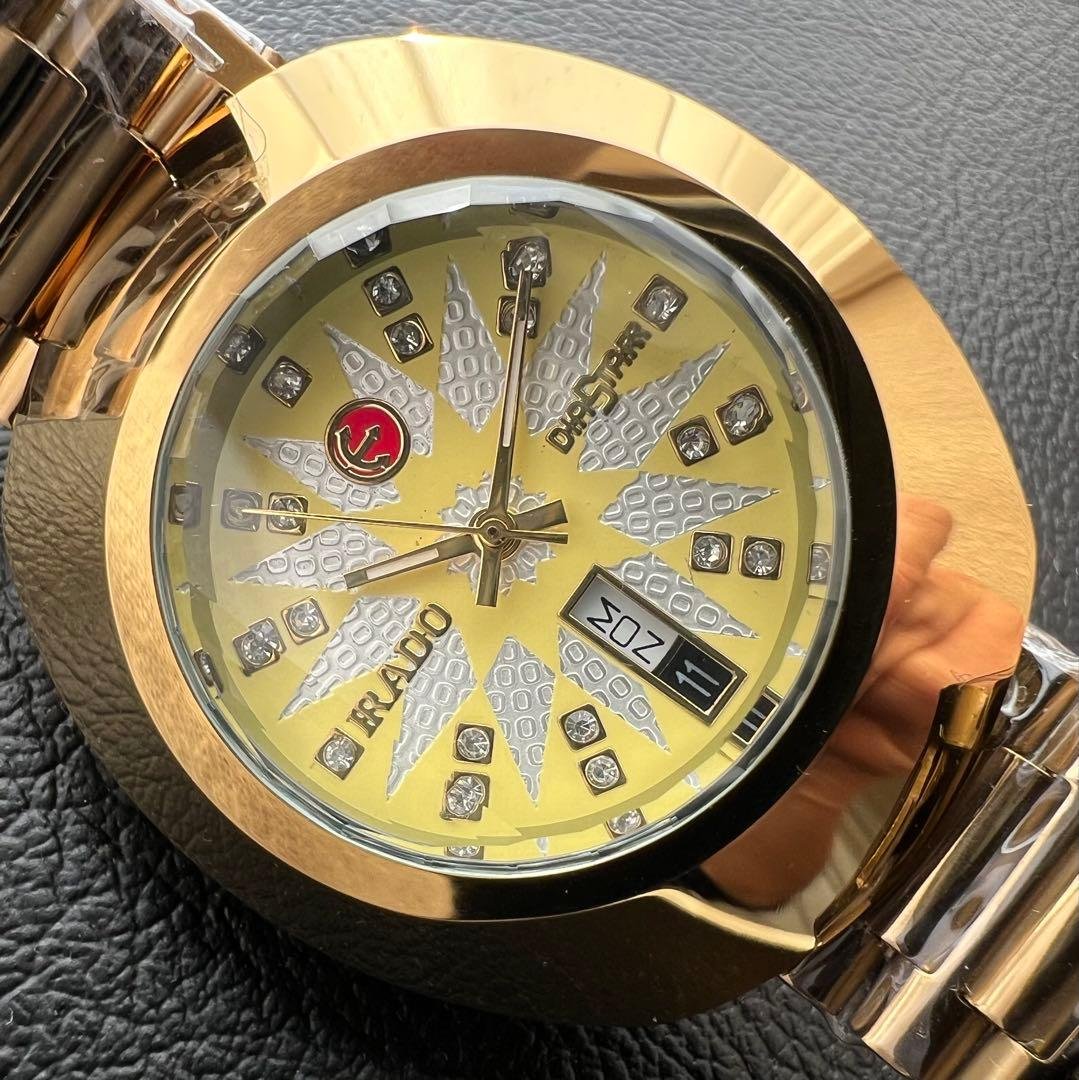 【美品】ラドー ◆ RADO ダイヤスター 自動巻き 腕時計 ビンテージ 375