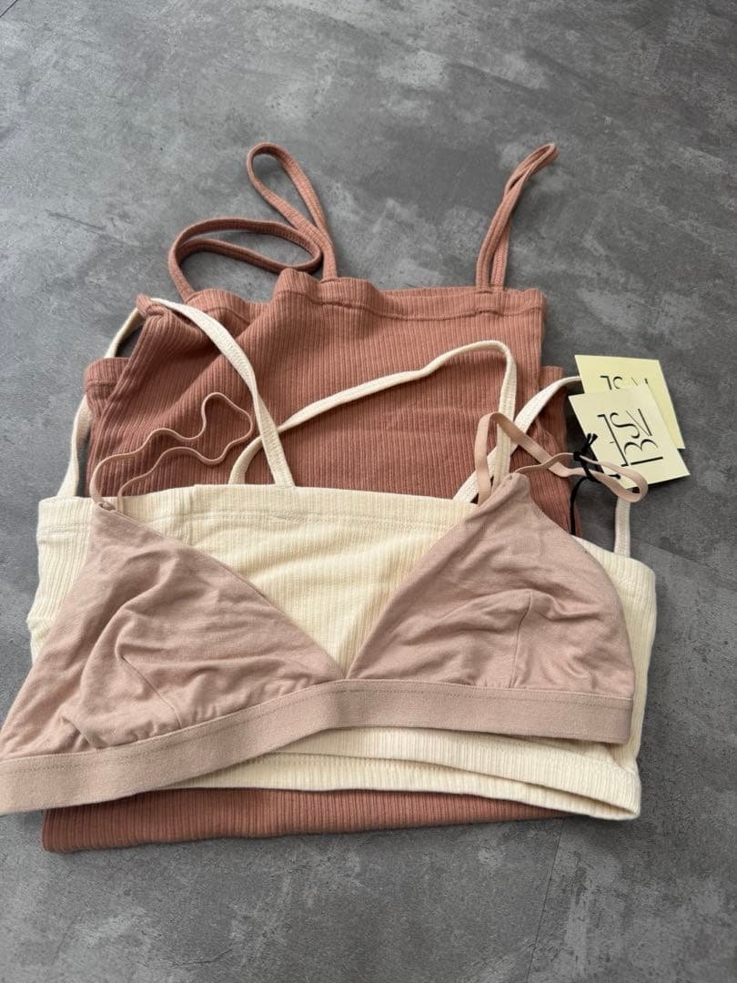 BASERANGE ベースレンジ　NIDA キャミ　3点セット