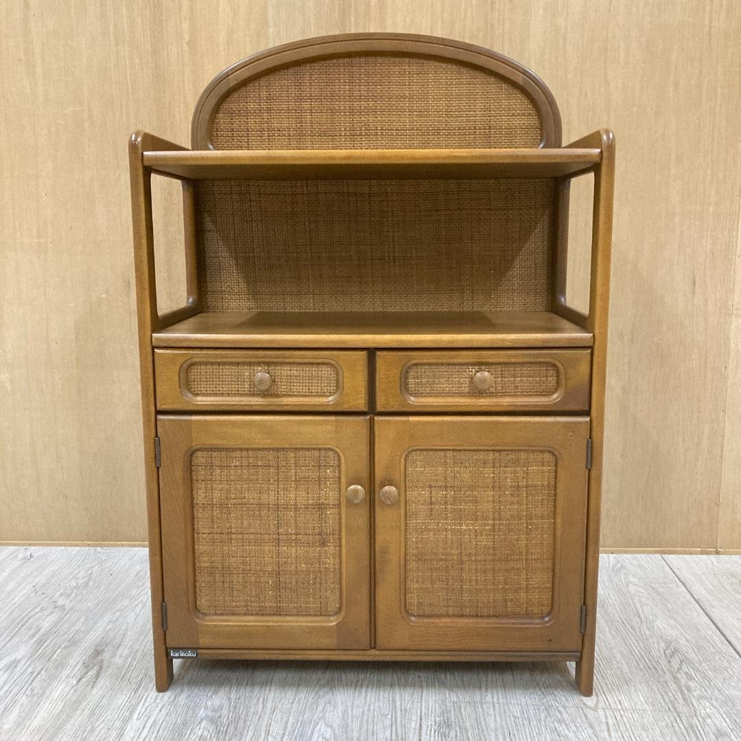 【カリモク】キャビネット　サイドボード　電話台　FAX台