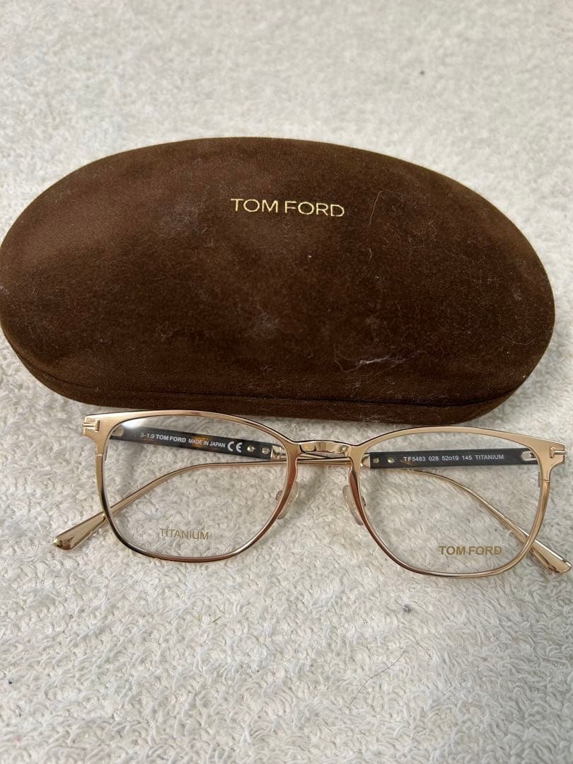 TOM FORD サングラス TF5483 ゴールド　メンズ　メガネ