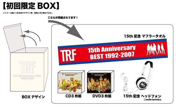小室哲哉レア TRF 15th anniversary box memories